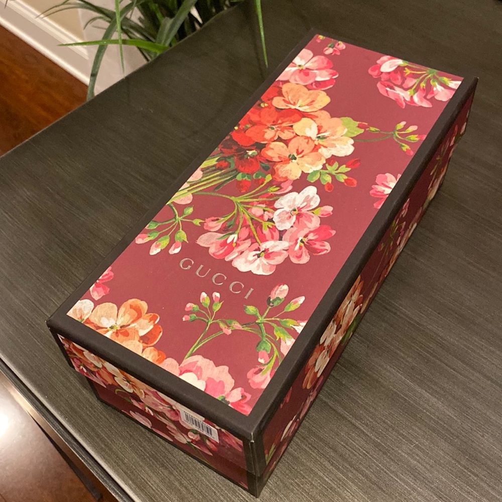 Gucci floral slides